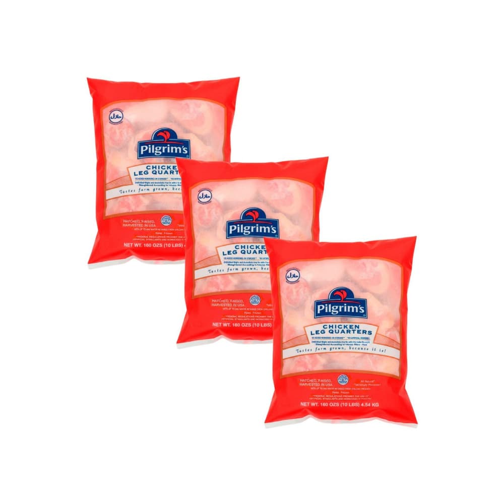 Cuartos traseros de pollo Pilgrim's (3 x 4.54 kg / 10 lb) - Imagen 1