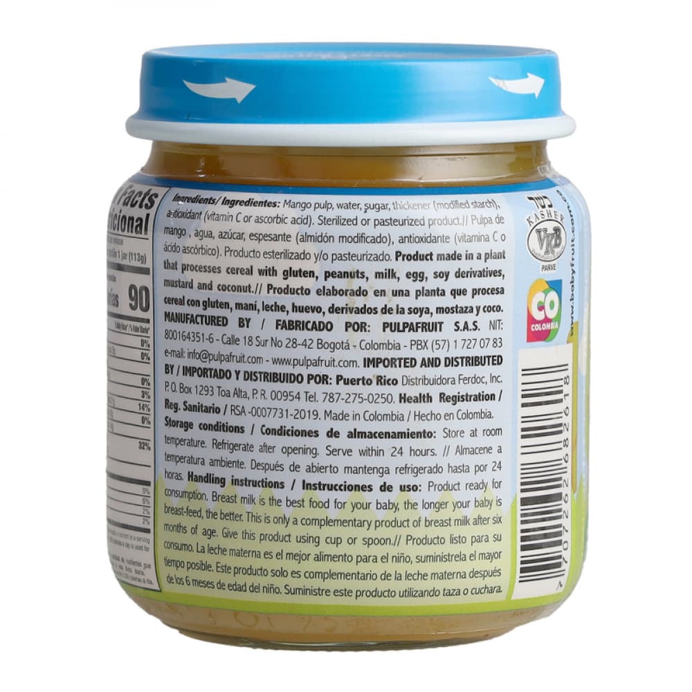 Compota de mango Baby Fruit (24 x 113 g / 3.98 oz) - Miniatura 3