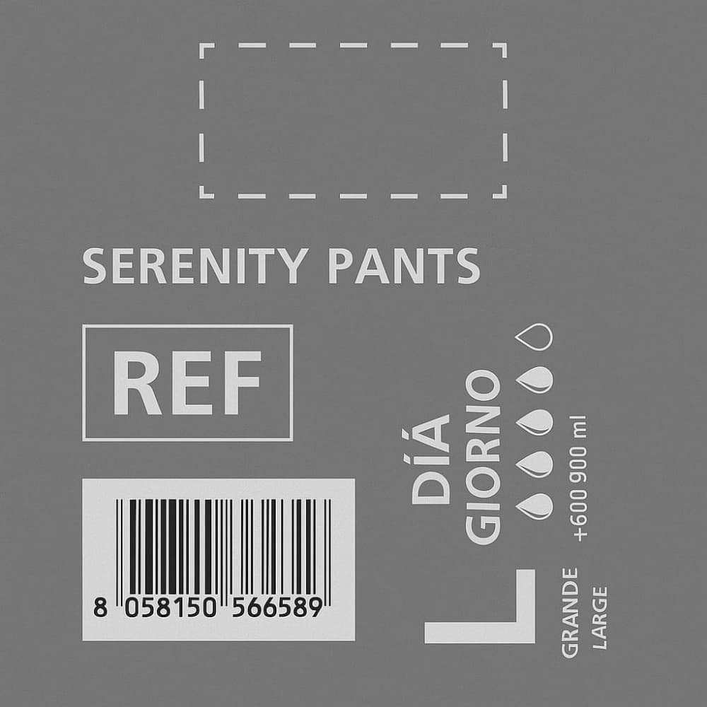 Pañales desechables para adultos Serenity Pants día talla L (10 U) - Miniatura 4