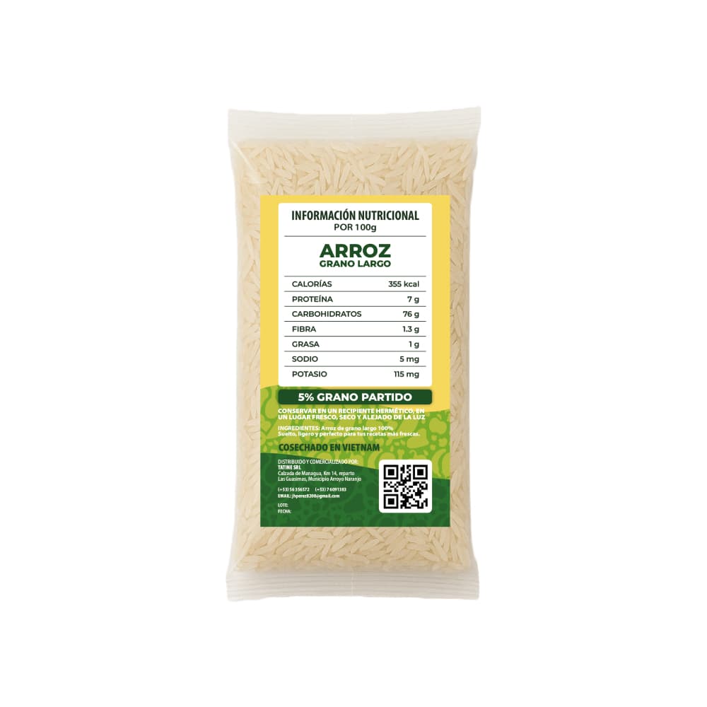 Arroz de grano largo Campo Vivo (2 x 500 g / 1.1 lb) - Miniatura 3