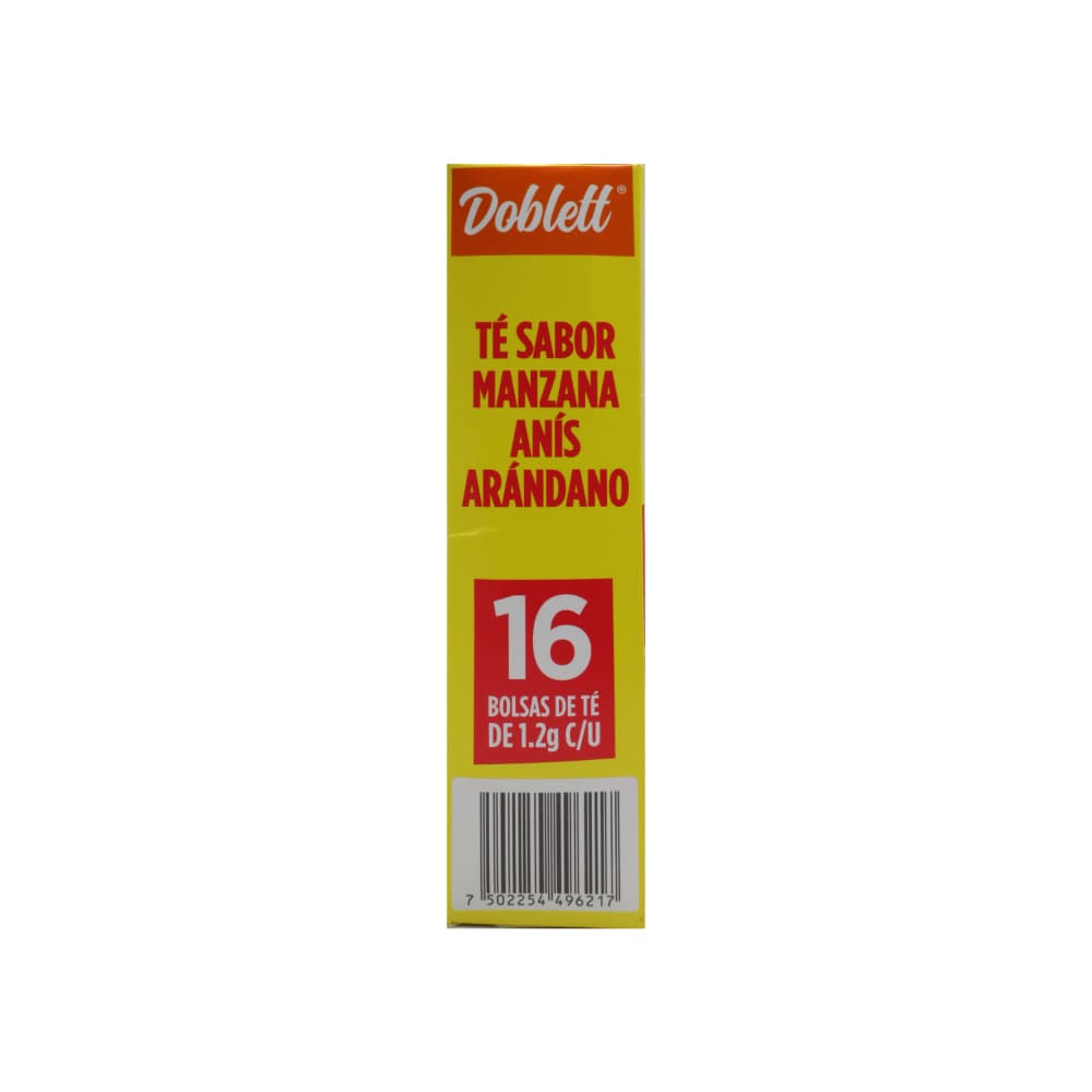 Té de manzana anís árandano sin cafeína Doblett (19.2 g) - Miniatura 3
