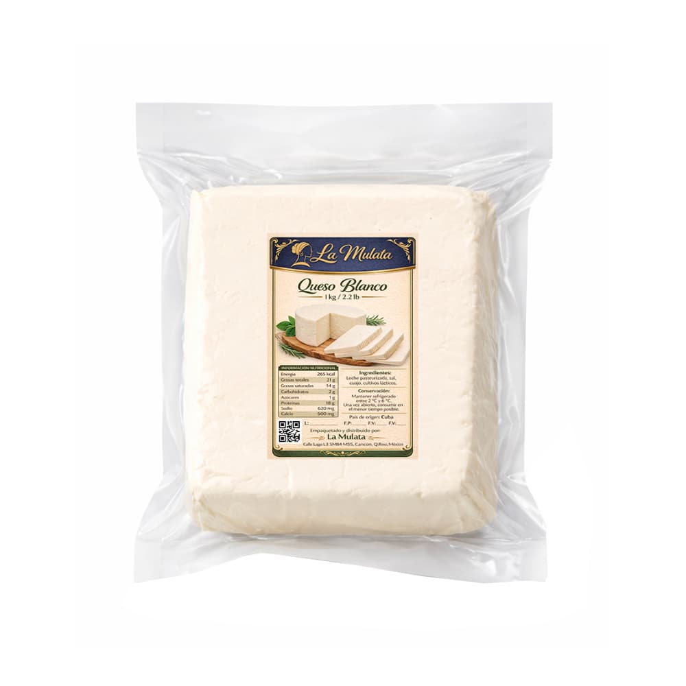 Queso blanco La Mulata (1 kg / 2.2 lb) - Miniatura 1