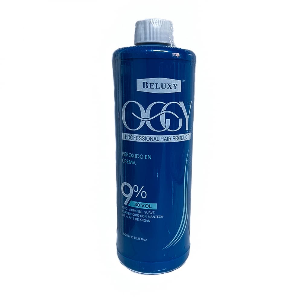 Peróxido en crema vol 30 al 9 % Beluxy Oggy (500 ml / 16.9 fl oz) - Imagen 1