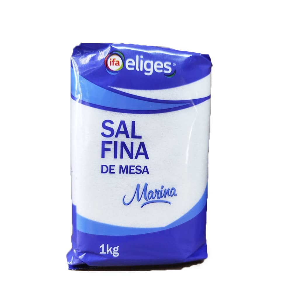 Sal fina de mesa marina IFA Eliges (1 kg / 2.2 lb) - Miniatura 3