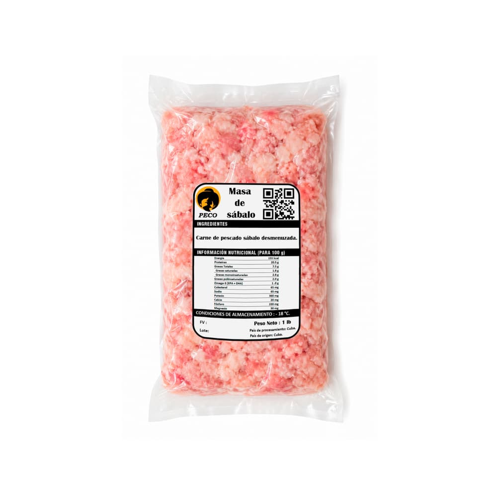 Masa de sábalo Peco (453.5 g / 1 lb) - Miniatura 2