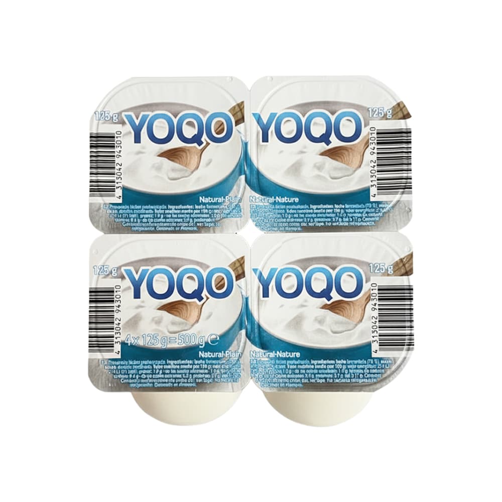 Yogurt sabor natural Yoqo (24 x 125 g / 4.41 oz) - Miniatura 4