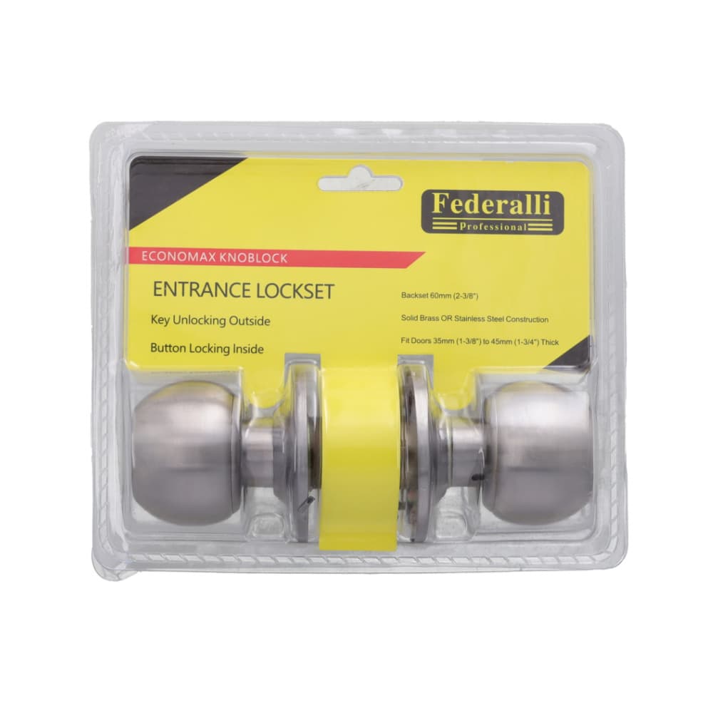 Cerradura de entrada economax knoblock Federalli - Miniatura 3