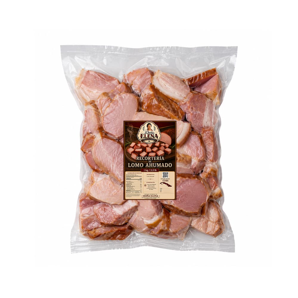 Recortería de lomo ahumado Doña Elena (1 kg / 2.2 lb) - Miniatura 1