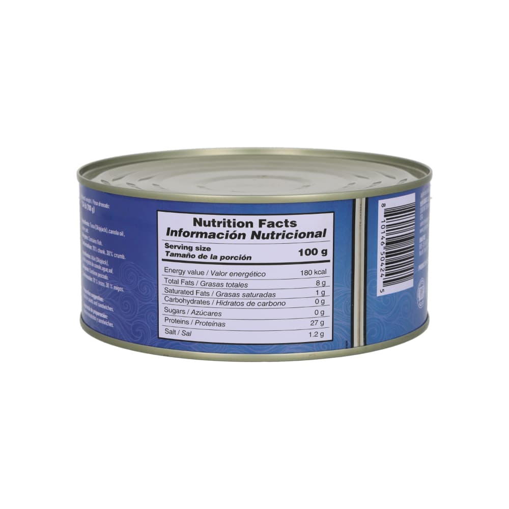 Atún en trozos en aceite vegetal YEYA (1 kg / 2.2 lb) - Miniatura 4