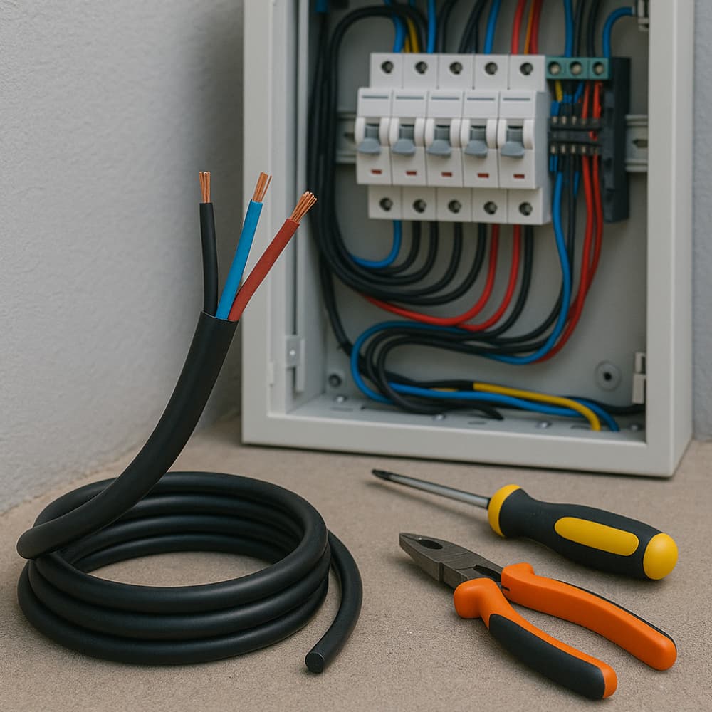 Cable eléctrico flexible multiconductor 3 × 4 mm² 300/500 V Super Yu (100 m) - Miniatura 3