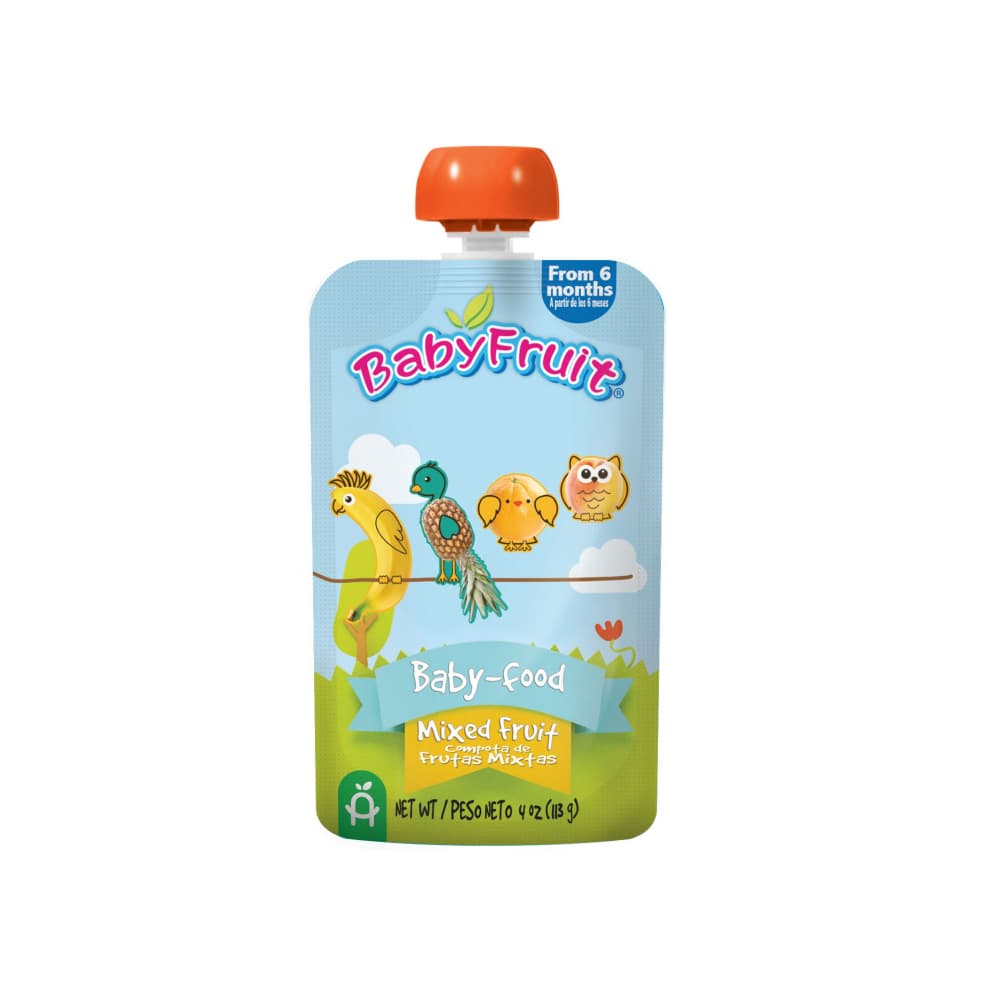 Compota de frutos mixtos Baby Fruit (113 g / 4 oz) - Imagen 1