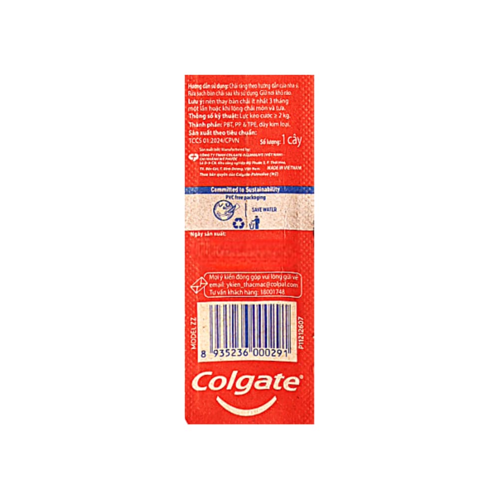 Cepillo de dientes con cerdas suaves Slimsoft Clean Effect Colgate - Miniatura 3
