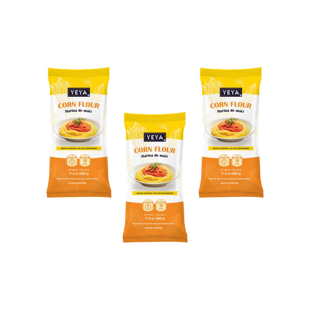 Harina de maíz Yeya (3 x 500 g / 1.1 lb) - Imagen 1