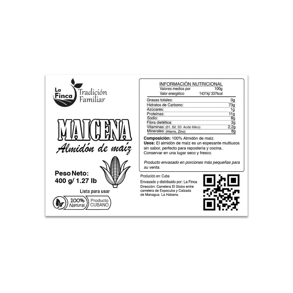 Maicena La Finca (400 g / 1.27 lb) - Miniatura 3