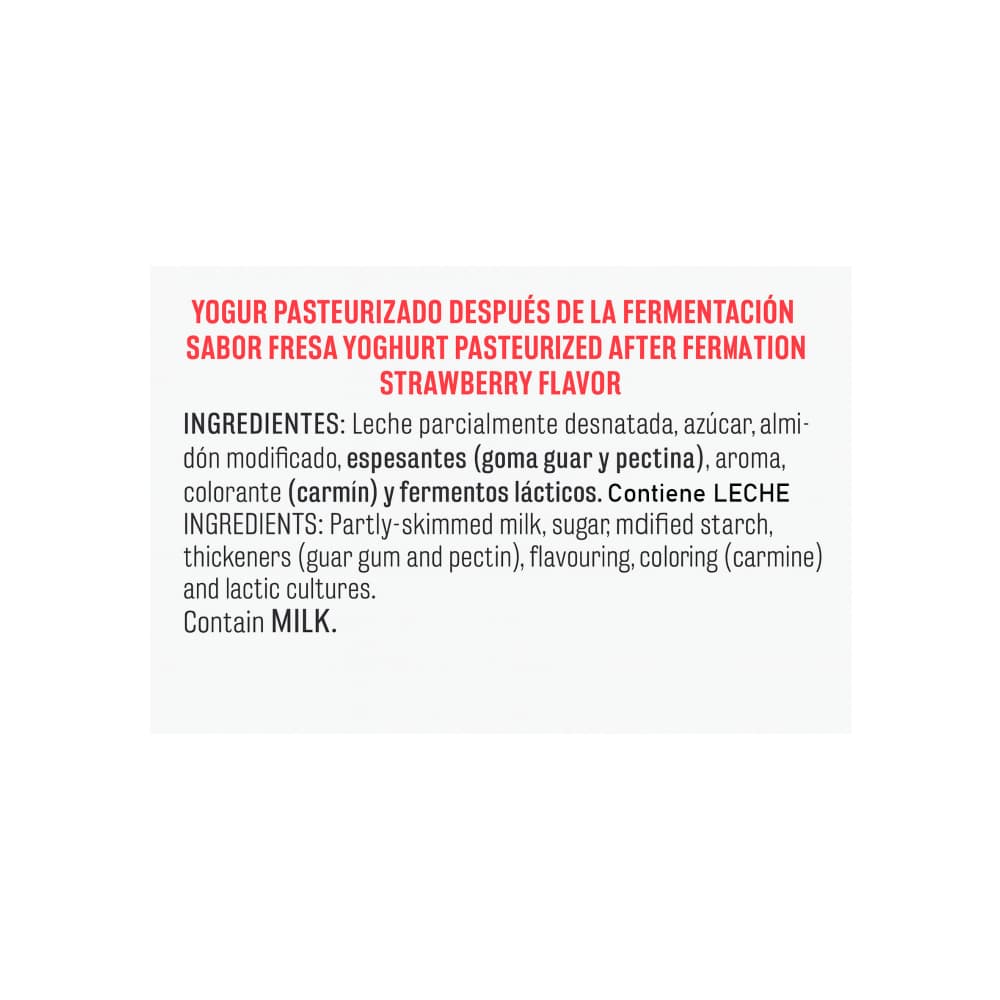 Yogurt pasteurizado sabor fresa Vima Foods (4 x 100 g / 3.53 oz) - Miniatura 4