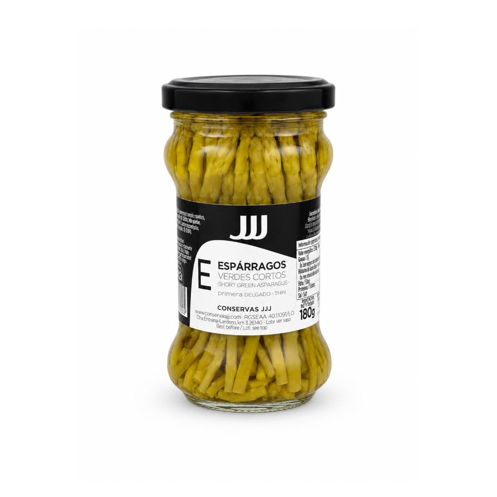 Espárragos verdes cortos Juan José Jiménez (180 g / 6.35 oz) - Miniatura 1