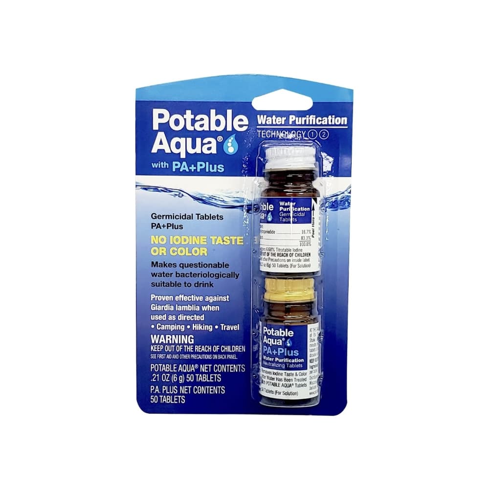 Purificador de agua 6g Potable aqua (50 tabletas) - Imagen 1