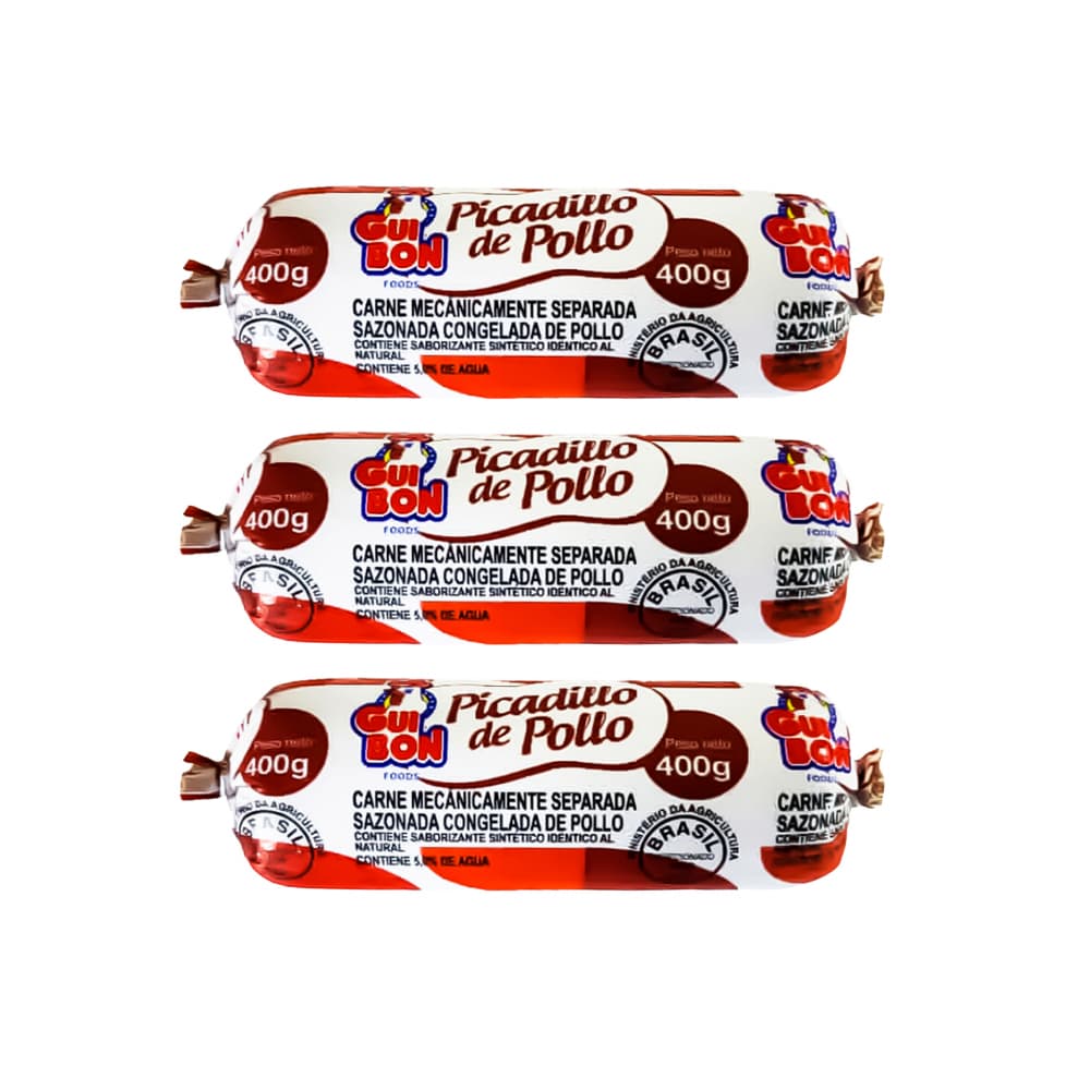 Picadillo de pollo GuiBon (3 x 400 g / 14.1 oz) - Imagen 1