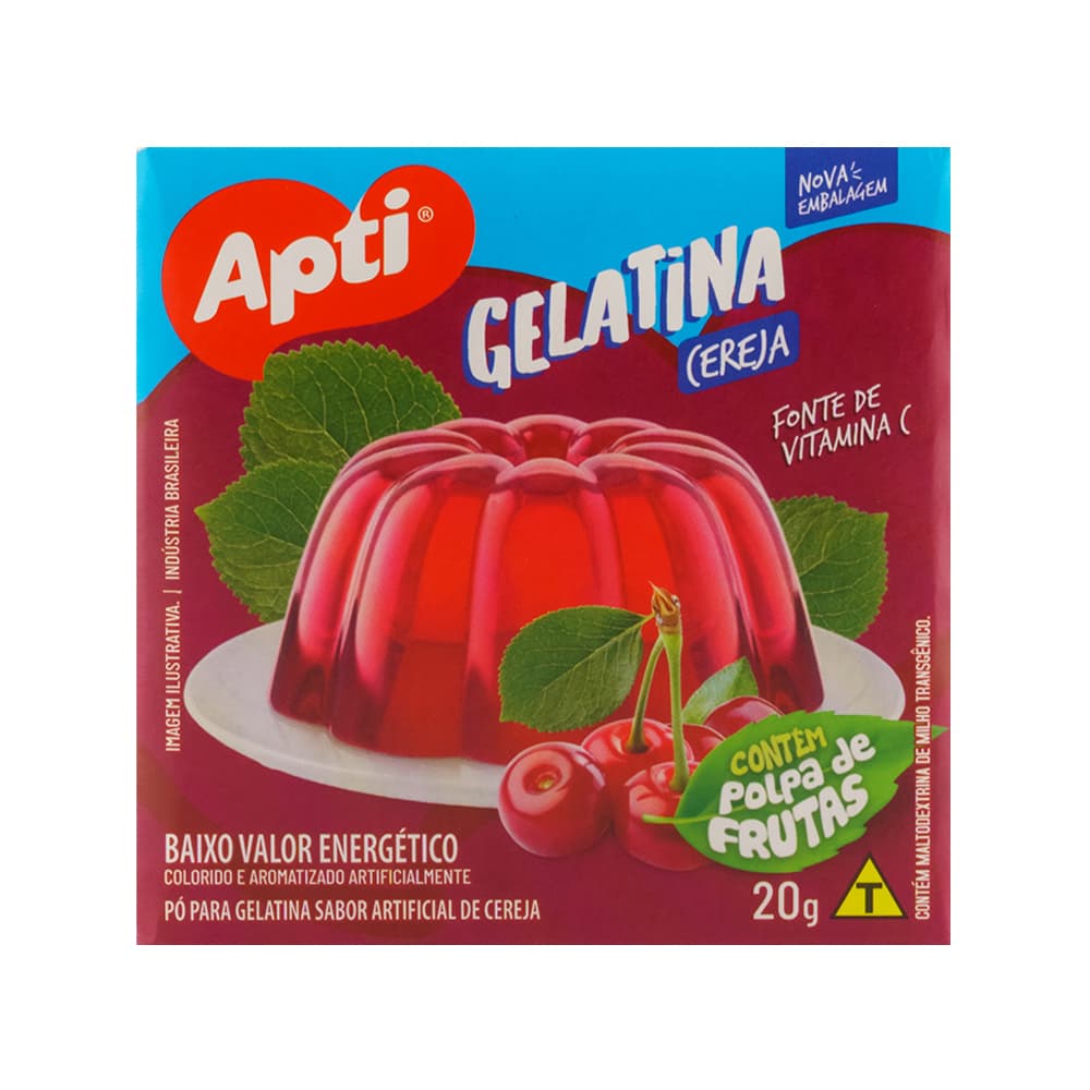 Gelatina sabor cereza Apti (20 g / 0.7 oz) - Miniatura 3