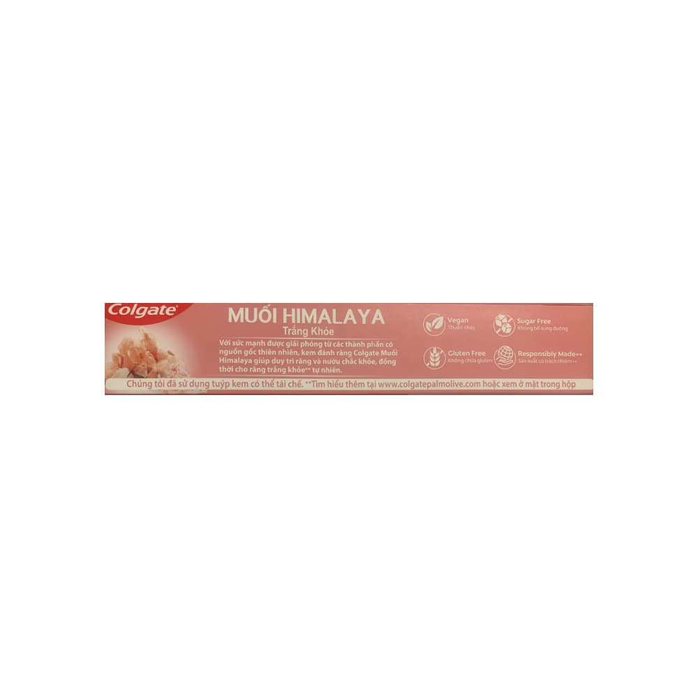 Pasta dental sal de Himalaya Healthy White Colgate (180 g / 6.34 oz) - Miniatura 4