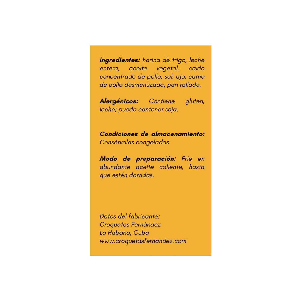 Combo: Croquetas de pollo Croquetas Fernández ( 2 X 740 g / 1.63 lb) - Miniatura 4