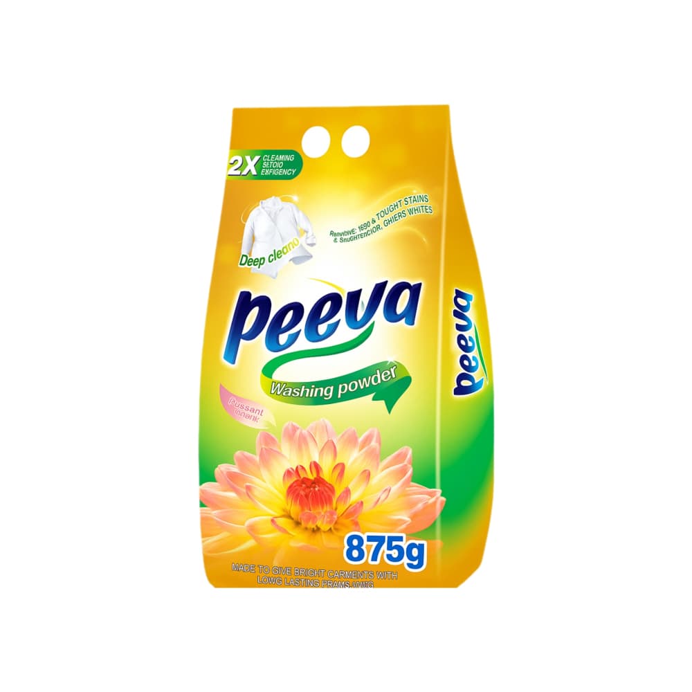 Detergente en polvo 3 en 1 Peeva (875 g / 1.92 lb) - Imagen 1