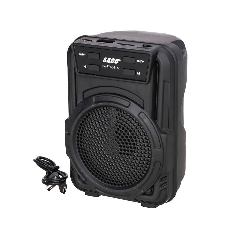Bocina inalámbrica recargable 3" Saco FR-34150 - Imagen 1