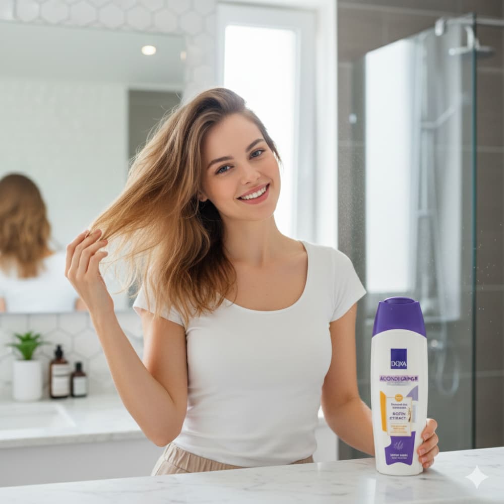 Champú con extracto de queratina Doxa (600 ml) - Miniatura 4