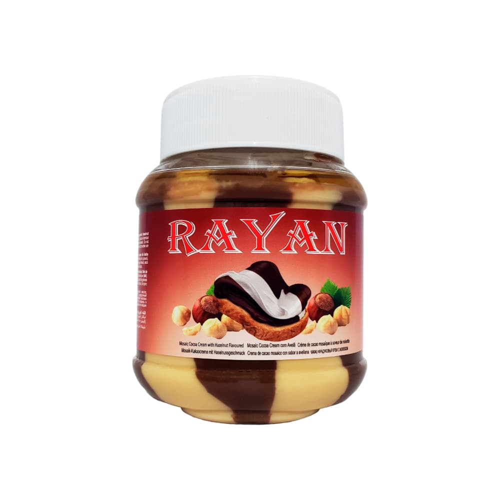 Crema de cacao mosaico con sabor a avellana Rayan (350 g / 11.25 oz) - Imagen 1