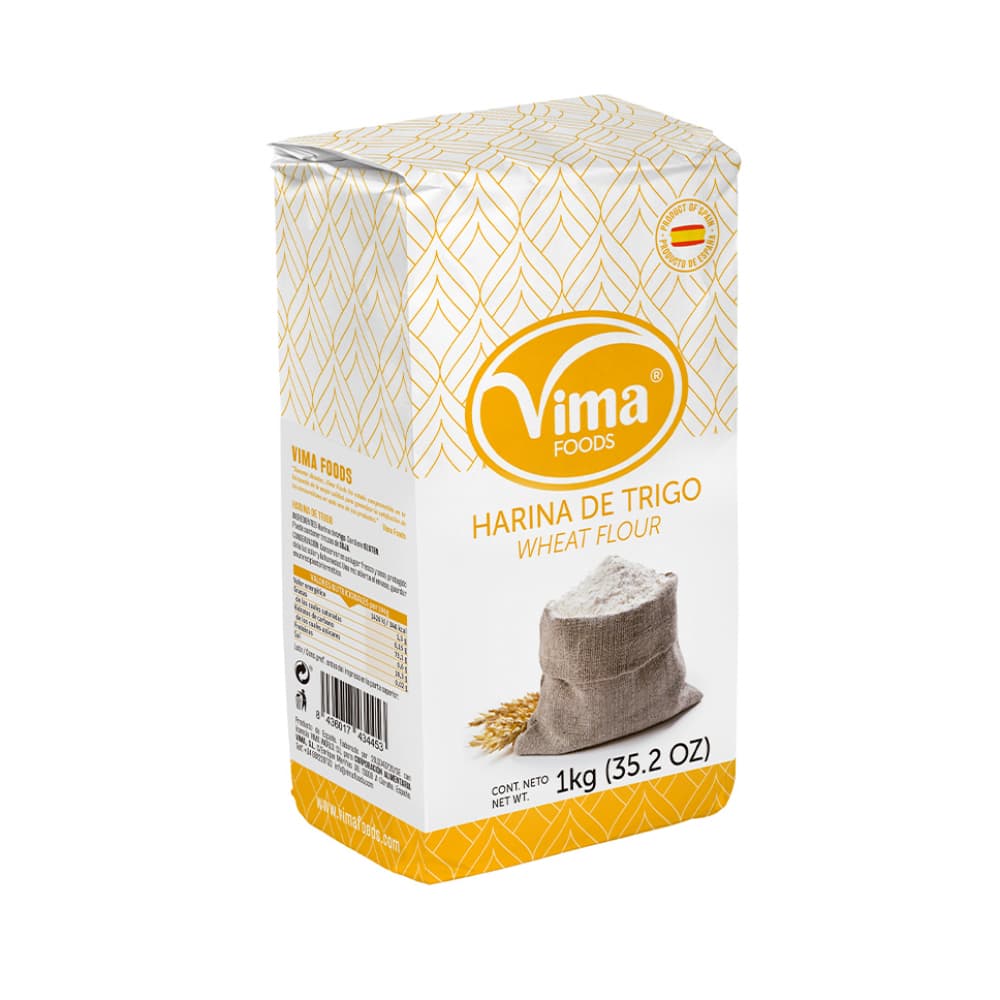 Harina de trigo Vima Foods (1 kg / 2.2 lb) - Imagen 1