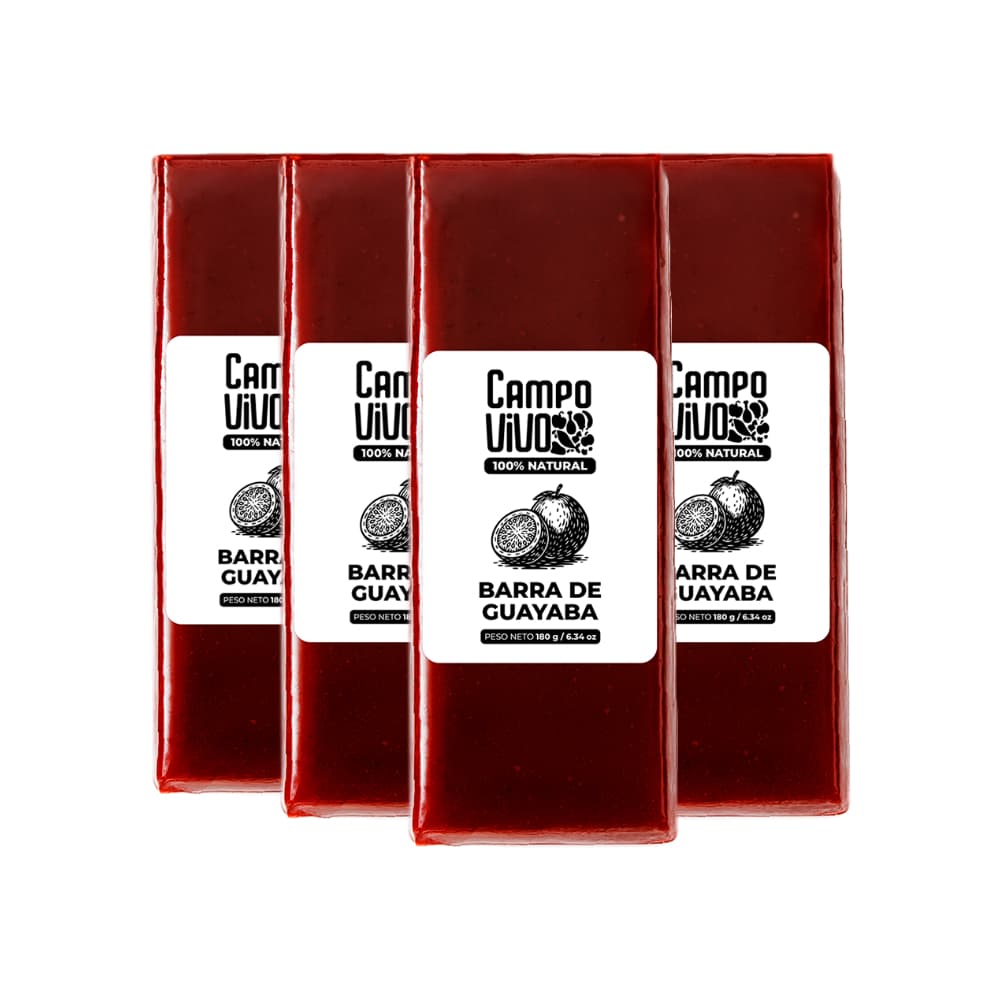 Barra de guayaba Campo Vivo (4 x 180 g / 6.34 oz) - Miniatura 1