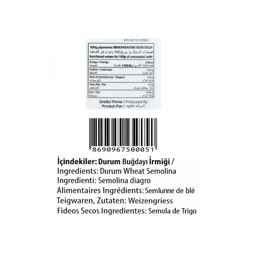 Espaguetis Doga (2 x 500 g / 1.10 lb) - Miniatura 3