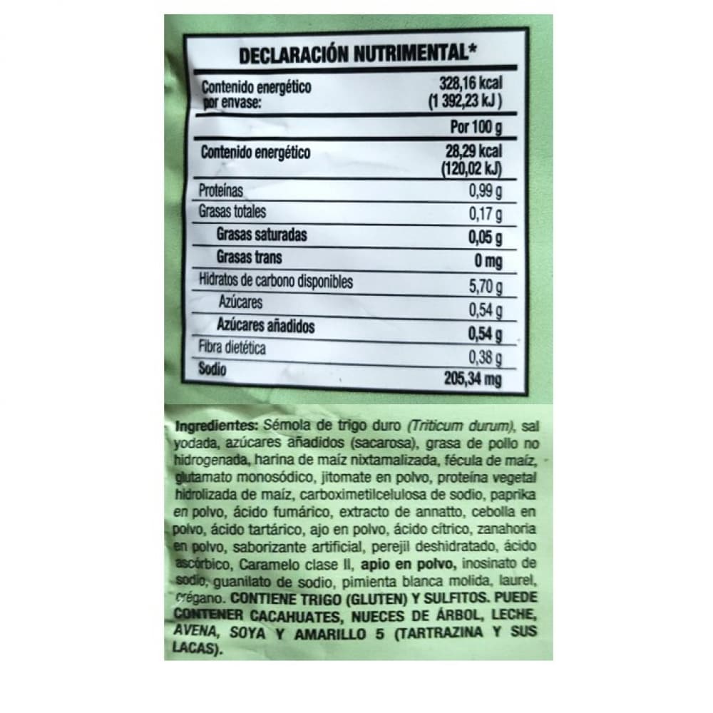 Sopa de pasta letras Great Value (95 g / 3.35 oz) - Miniatura 4