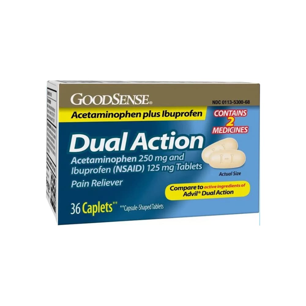 Acetaminofén 250 mg + Ibuprofeno 125 mg GoodSense (36 tabletas) - Miniatura 5