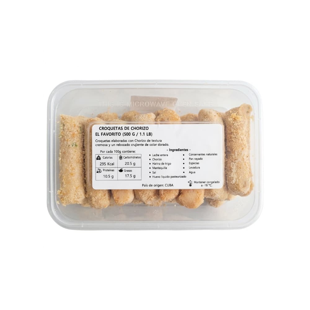 Croquetas de chorizo El Favorito (500 g / 1.1 lb) - Miniatura 2