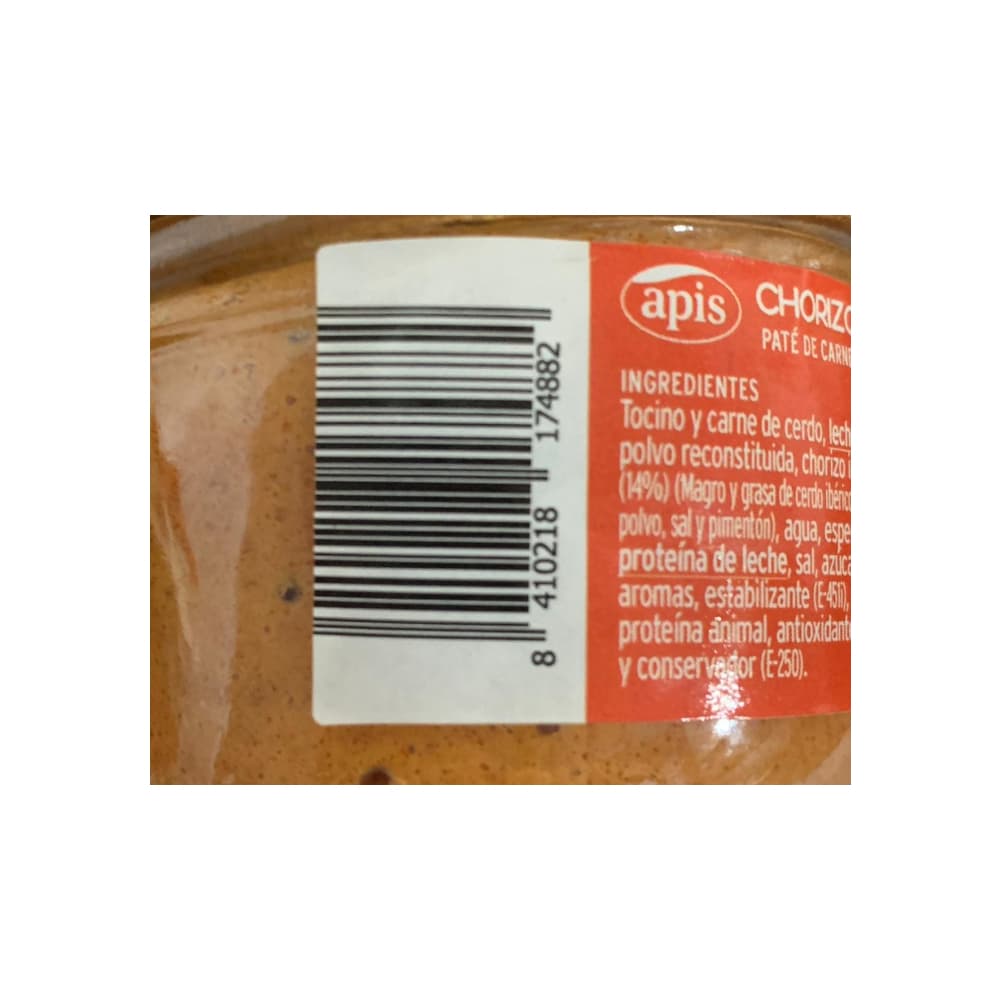 Paté de chorizo ibérico bellota negra Apis (125 g / 4.41 oz) - Miniatura 4