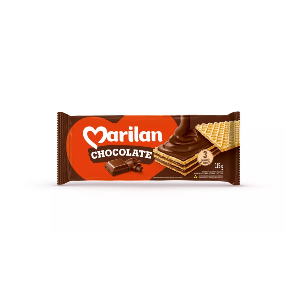 Sorbeto relleno con crema sabor a chocolate Marilan (115 g / 4.1 oz) - Miniatura 1