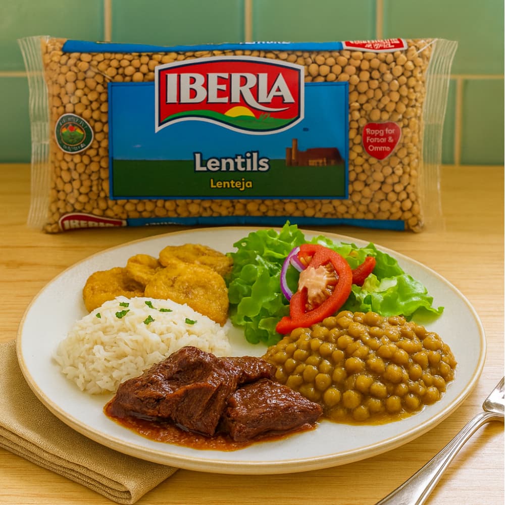 Combo de Frijoles negros Super Yu (1 kg / 2.2 lb) + Lentejas Iberia (340 g / 12 oz) - Miniatura 3