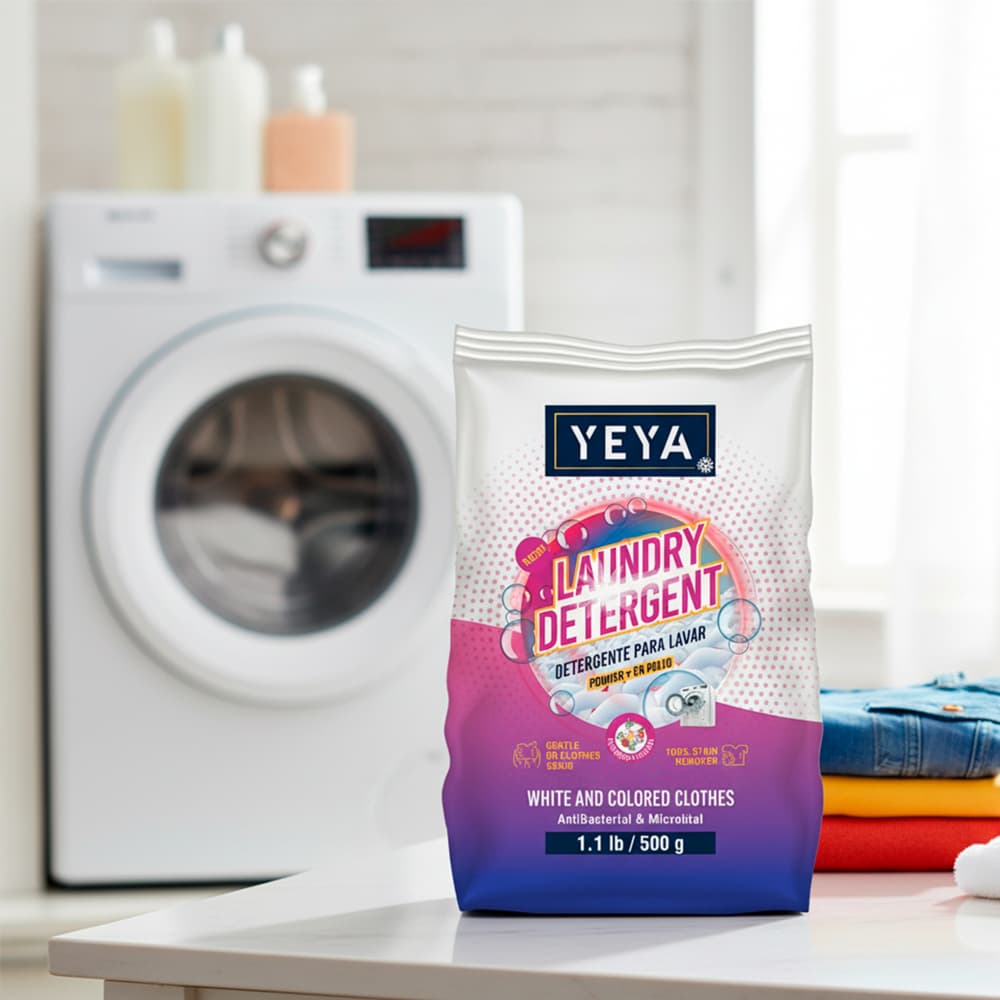 Detergente en polvo con aroma a flores Yeya (5 x 500 g / 1.1 lb) - Miniatura 2