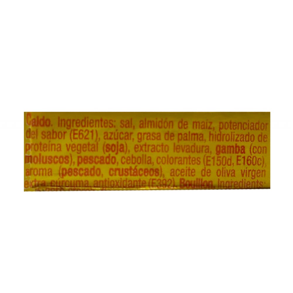 Cubo -pastilla- de caldo de pescado Calnort (10 g) - Miniatura 3