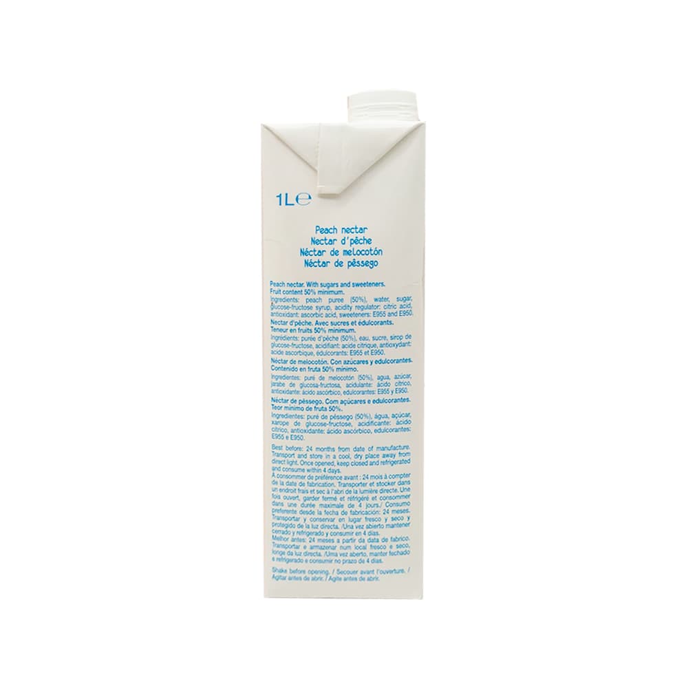 Jugo de melocotón Santa Isabel (1 L) - Miniatura 2