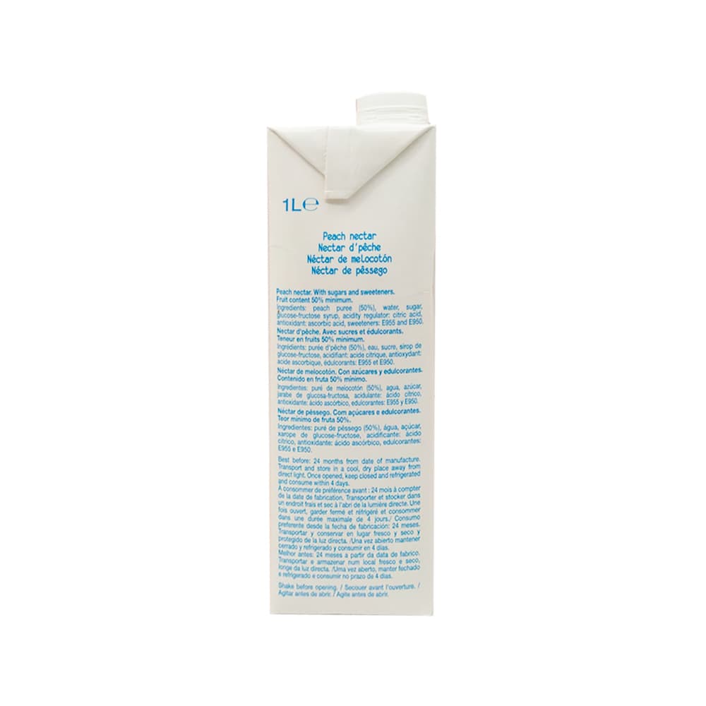 Jugo de melocotón Santa Isabel (12 x 1 L) - Miniatura 2