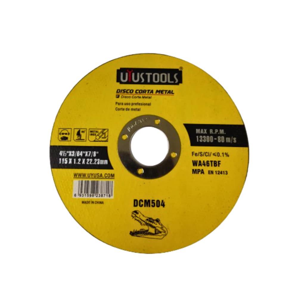 Disco corta metal para uso profesional Uyustools - Imagen 1