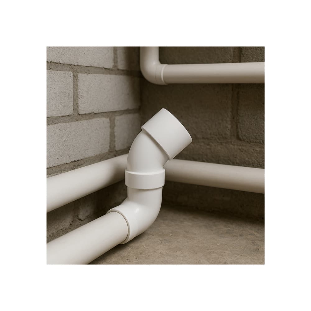 Codo PVC-U 45° de 4” para tubería de desagüe Malu - Miniatura 4