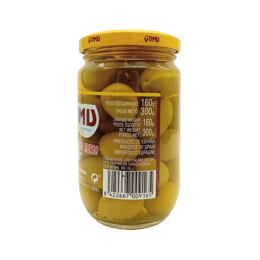 Aceitunas verdes con hueso Gomu (300 g / 10.58 oz) - Miniatura 4