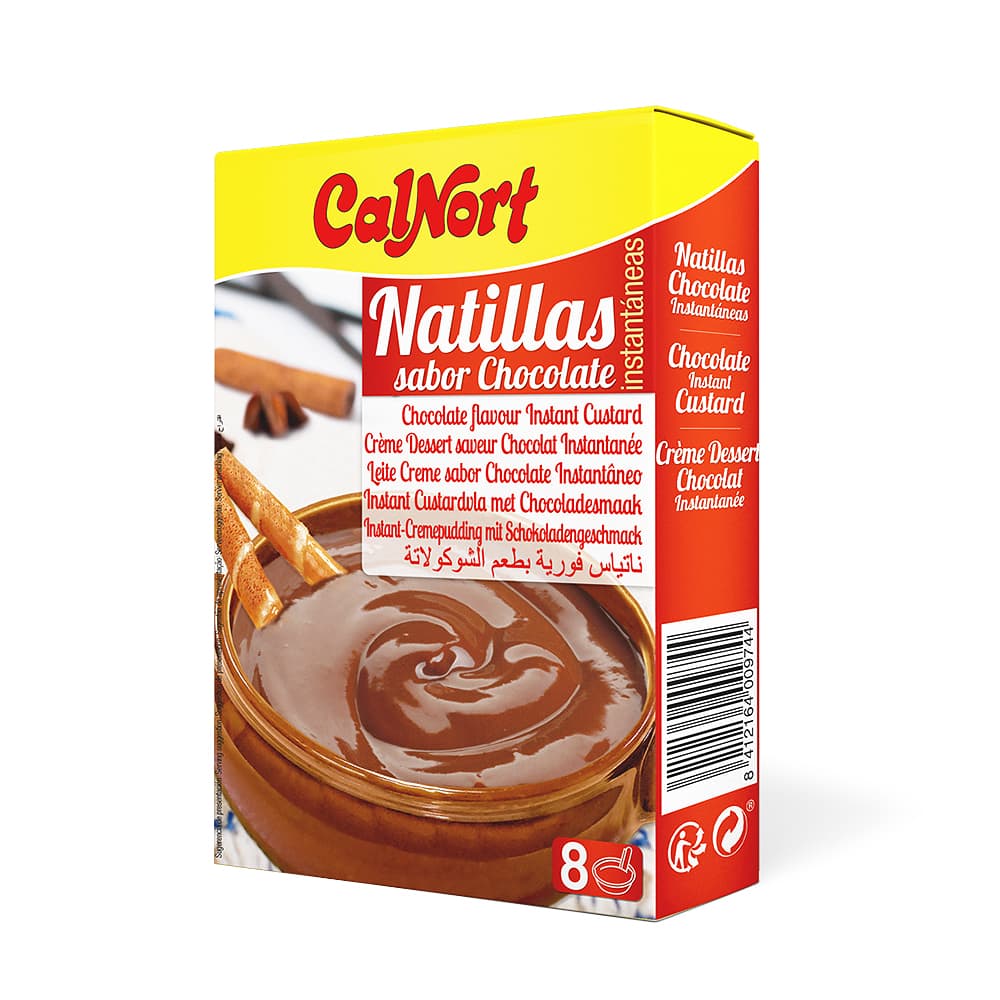 Natillas sabor chocolate Calnort (130 g / 4.59 oz) - Miniatura 1