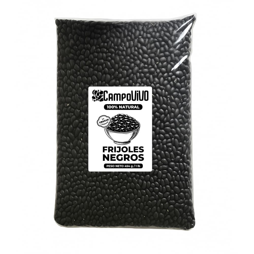 Frijoles negros Campo Vivo (454 g / 1 lb) - Imagen 1