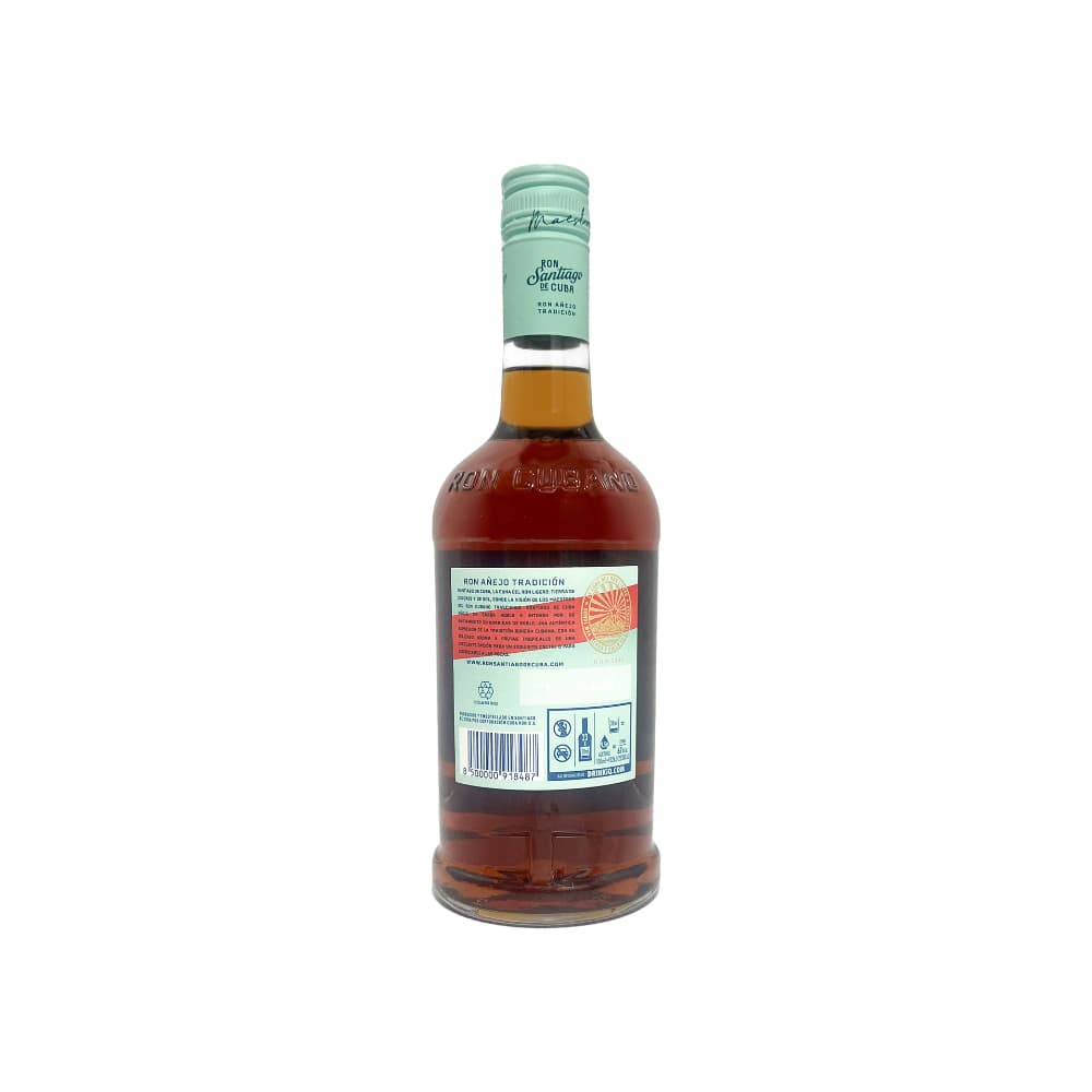 Ron añejo tradición 38 % vol Santiago de Cuba (700 ml) - Miniatura 2