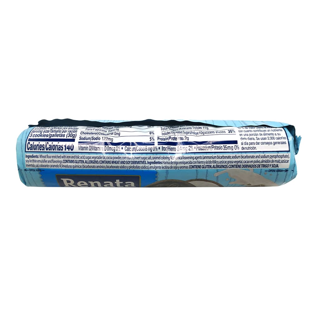 Galletas de chocolate con relleno sabor vainilla Renata (112 g / 3.95 oz) - Miniatura 2