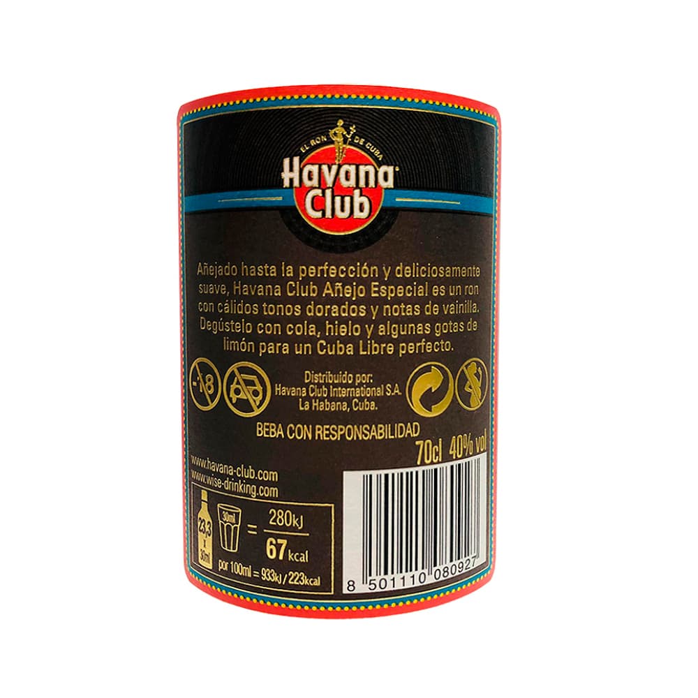 Ron añejo Especial Havana Club (700 ml) - Miniatura 3